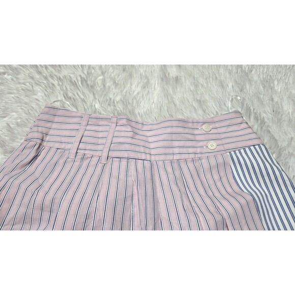 ZARA Striped Wrap Front Cotton Skirt Skorts Size Small - Picture 3 of 8